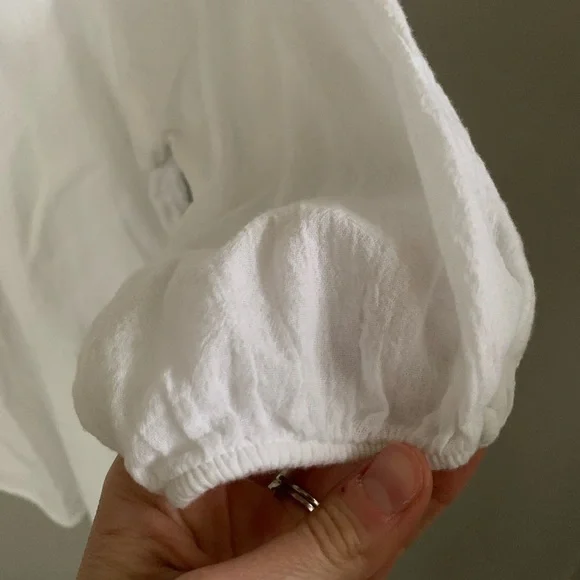 Gap Kids White Squareneck Top Size XXL - Picture 3 of 4